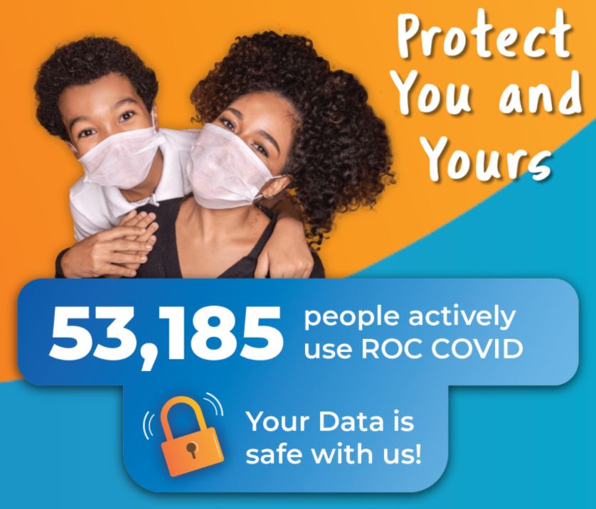 With our local COVID-19 numbers increasing, it’s more important than ever to protect yourself and the ones you love by signing up for the <a href="/ROCCOVID19/">ROC Covid-19</a> symptom tracker. It’s a safe and simple way to help track the spread of the virus in our community.  signuproccovid.org
