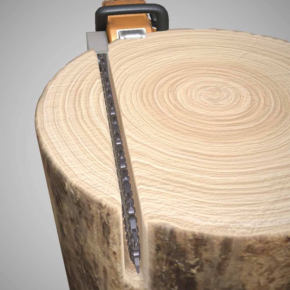 Some people commented that the size of the cuts are larger than the size of the blade. Unfortunately detecting detached pieces is really computationally intense.I am limited to a 64x64x64 voxel grid size for performance reasons. [6/13]