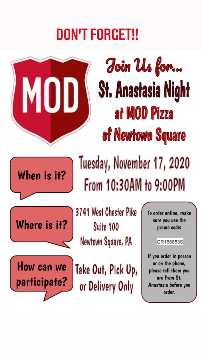 stanniesschool's tweet photo. What’s for Lunch? What’s for Dinner? How about @MODPizza for both!! 🍕 🥗 🥤 https://t.co/1YKYEeox8S