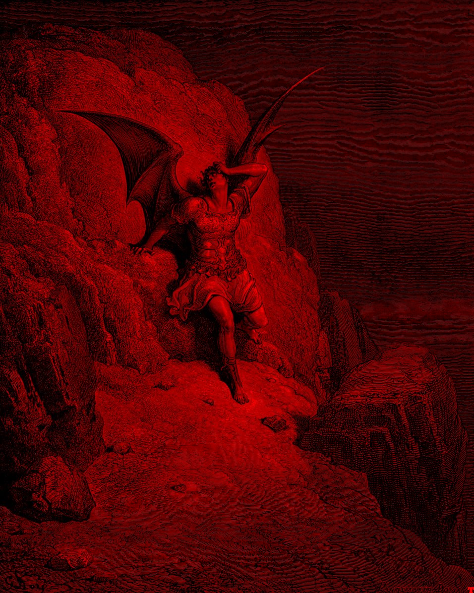 Gustave Doré сатана