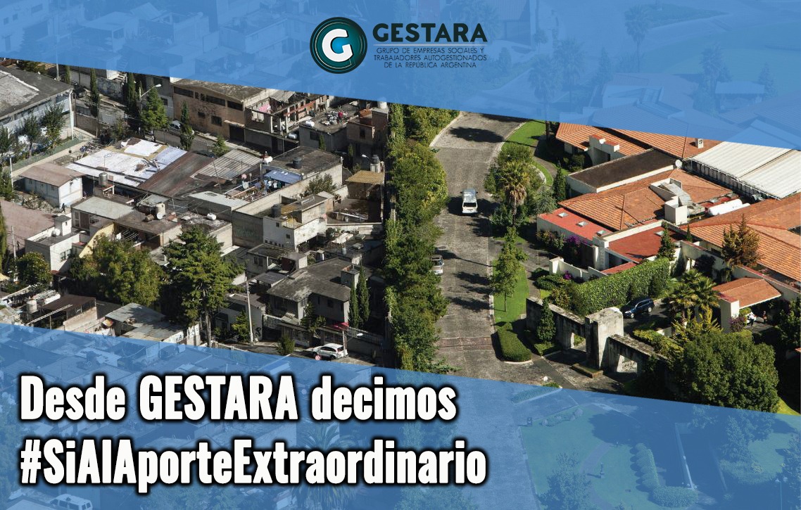 🔹📣Hoy se tratara en el congreso el aporte extraordinario a las grandes fortunas, desde GESTARA decimos si al aporte extraordinario.
#SiAlAporteExtraordinario  
#TodxsAlCongreso  #SiAlImpuestoALasGrandesFortunas