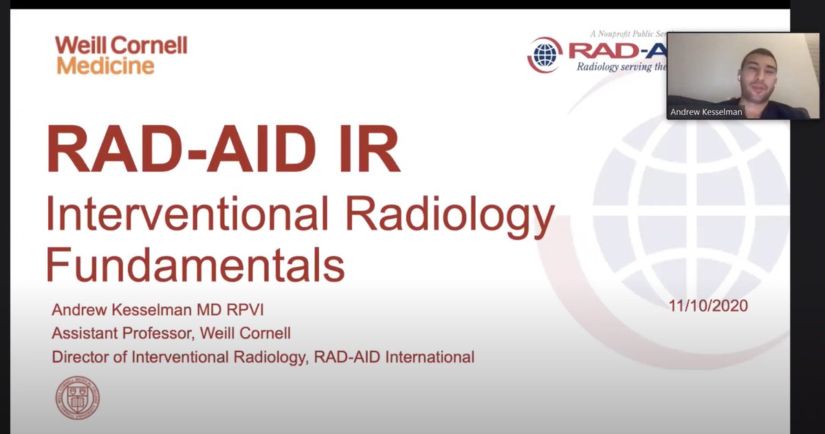 RAD-AID launched new #Indonesia program, starting off with #interventionalradiology from <a href="/KesselmanMd/">Andrew Kesselman MD RPVI</a> from <a href="/WeillCornell_IR/">Weill Cornell Medicine Interventional Radiology</a> <a href="/WCMRadiology/">Weill Cornell Medicine Radiology</a> &amp; upcoming #breastimaging topics. We thank <a href="/ufara_z/">Ufara Zuwasti Curran</a> Dr. Ufara Zuwasti Curran for her leadership of RAD-AID Indonesia.
