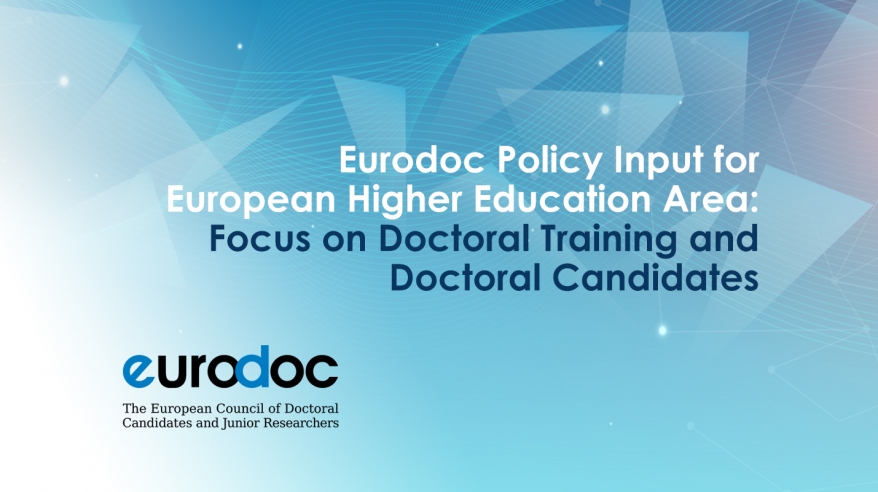 Eurodoc's tweet photo. The voice of doctoral candidates is missing in HE debates: @Eurodoc aims to be that voice, as we advocate for all ECRs to be treated as professional, starting from doctoral training.
We want to play an active role in @BFUGsecretariat. Read why and how: https://t.co/QwUMuhK2fq https://t.co/mITgvk22su