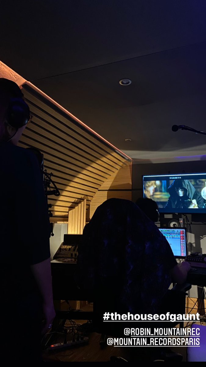 Maxencecentral's tweet photo. Post producción de "The House of Gaunt" https://t.co/MyaeUOeJR5