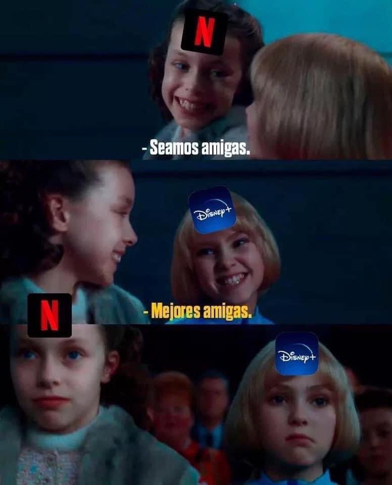 Hasta Disney y Netflix tienen una amistad tóxica e hipócrita 😔