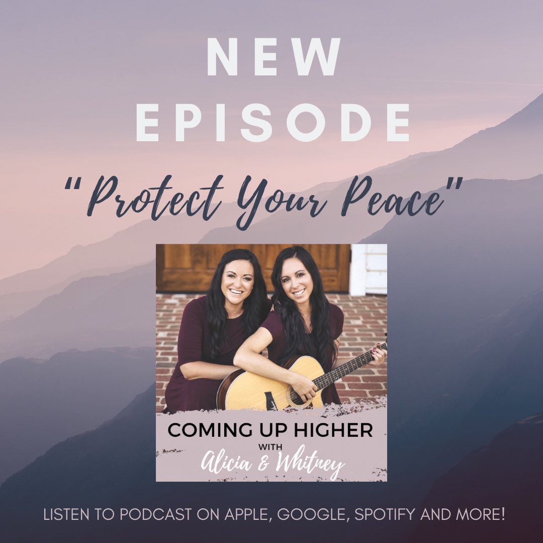 “Protect Your Peace” new podcast episode out today. Be encouraged! buzzsprout.com/908977/6405340