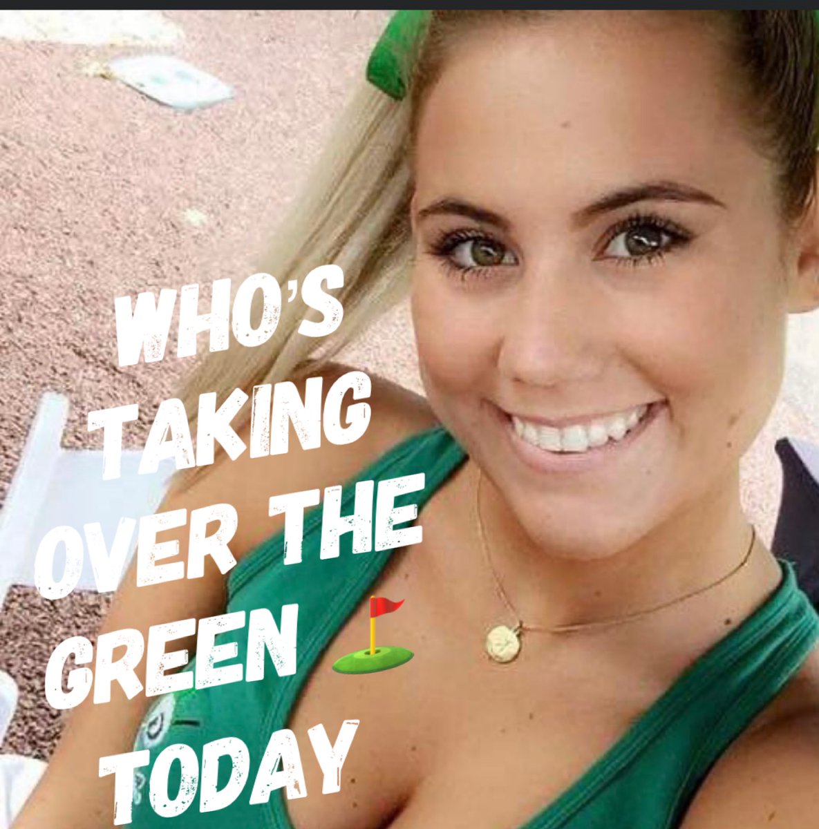 GreenGirls_Golf's tweet photo. Who would you want as your personal caddie today ????  BOOK @GreenGirls_Golf  #greengirlsgolf https://t.co/eAoGHgpkCJ
