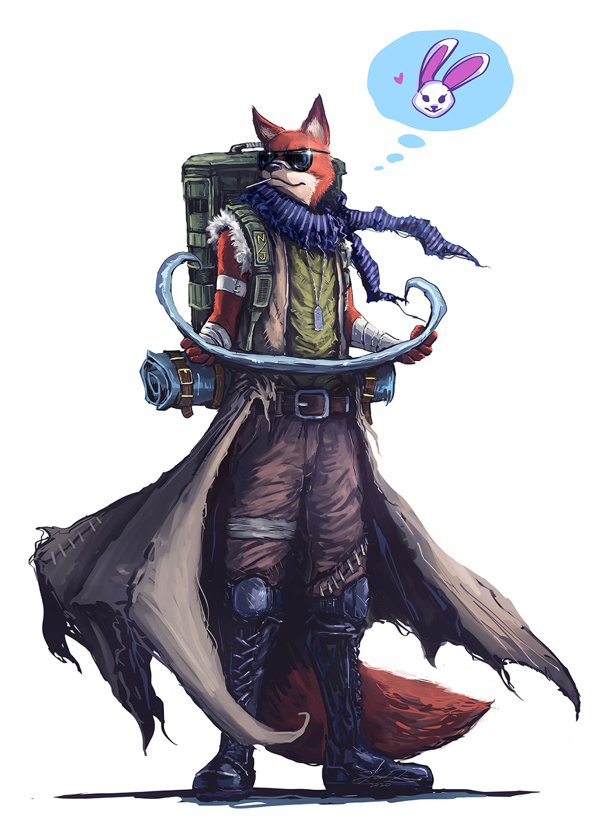 Fox Adventurer #character #fanart #digital