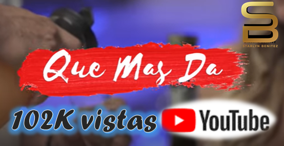 SBFansClubChile's tweet photo. Son más de 102K de visualizaciones en #Youtube del video oficial #QueMasDa de #ElConsentidoDeLaSalsa @StarlynBenitez si aun no lo has visto acá te dejamos el link https://t.co/6zC2zx0SUh #Dilooo https://t.co/UJRfsMrpI0