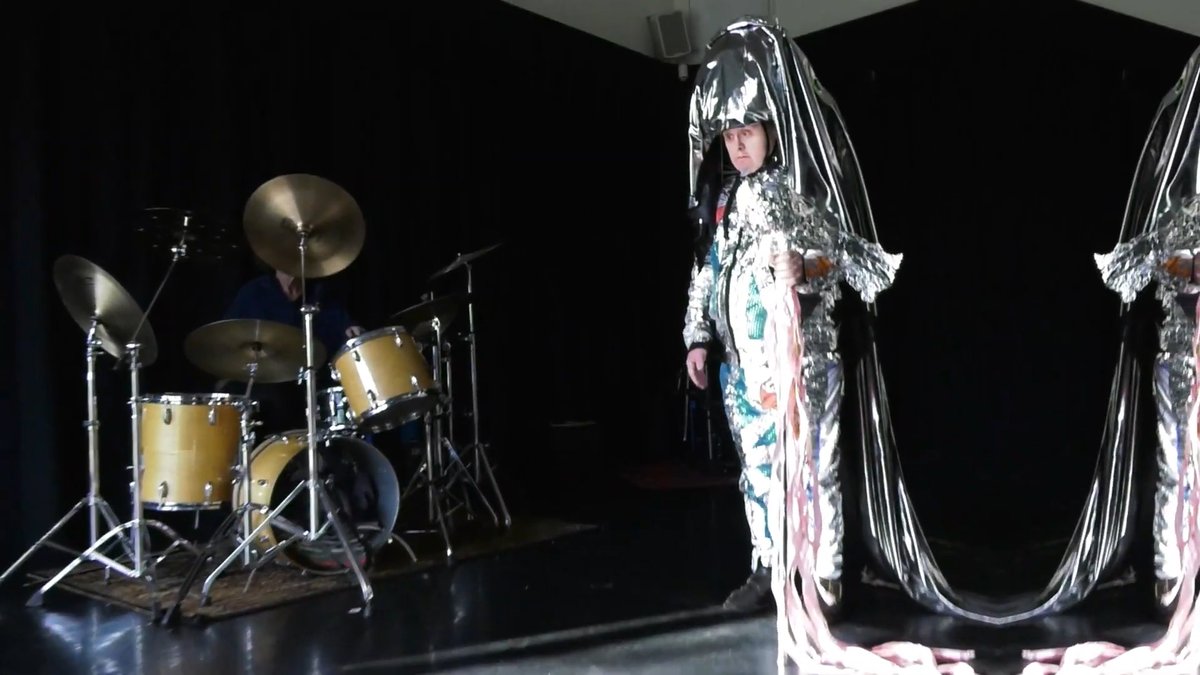 southeastdance's tweet photo. The winner of our 2019 @OskaBright Stand Out Dance Film award, Time to Leave by Danny Smith and Rorly Carline is our Senior Producer Lou Rogers' #SED2020Vision pick. Watch the psychedelic short, inspired by 70s glam rock and featuring a fish-god costume: https://t.co/crHlljzmji https://t.co/aQNTAlWTkd