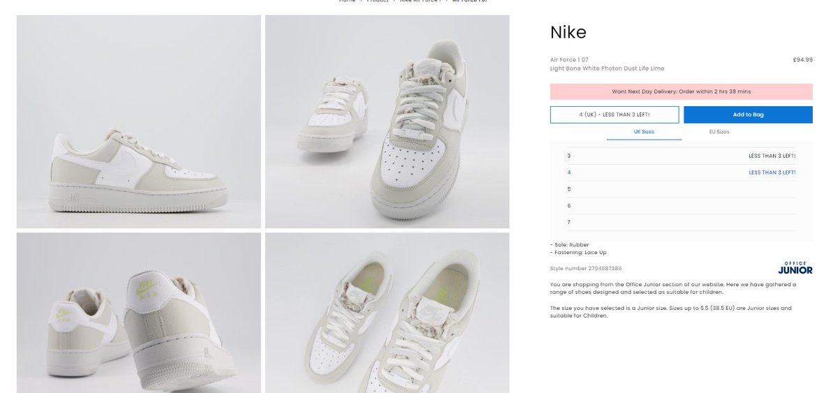 air force 1 junior office