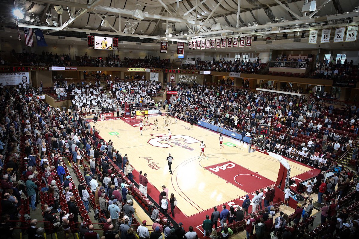 Current <a href="/CofC/">College of Charleston</a> students, check your email for information regarding entry to <a href="/CofCBasketball/">Charleston Basketball</a> and <a href="/CofCWBB/">Charleston Women’s Hoops</a> this season! #comeCus