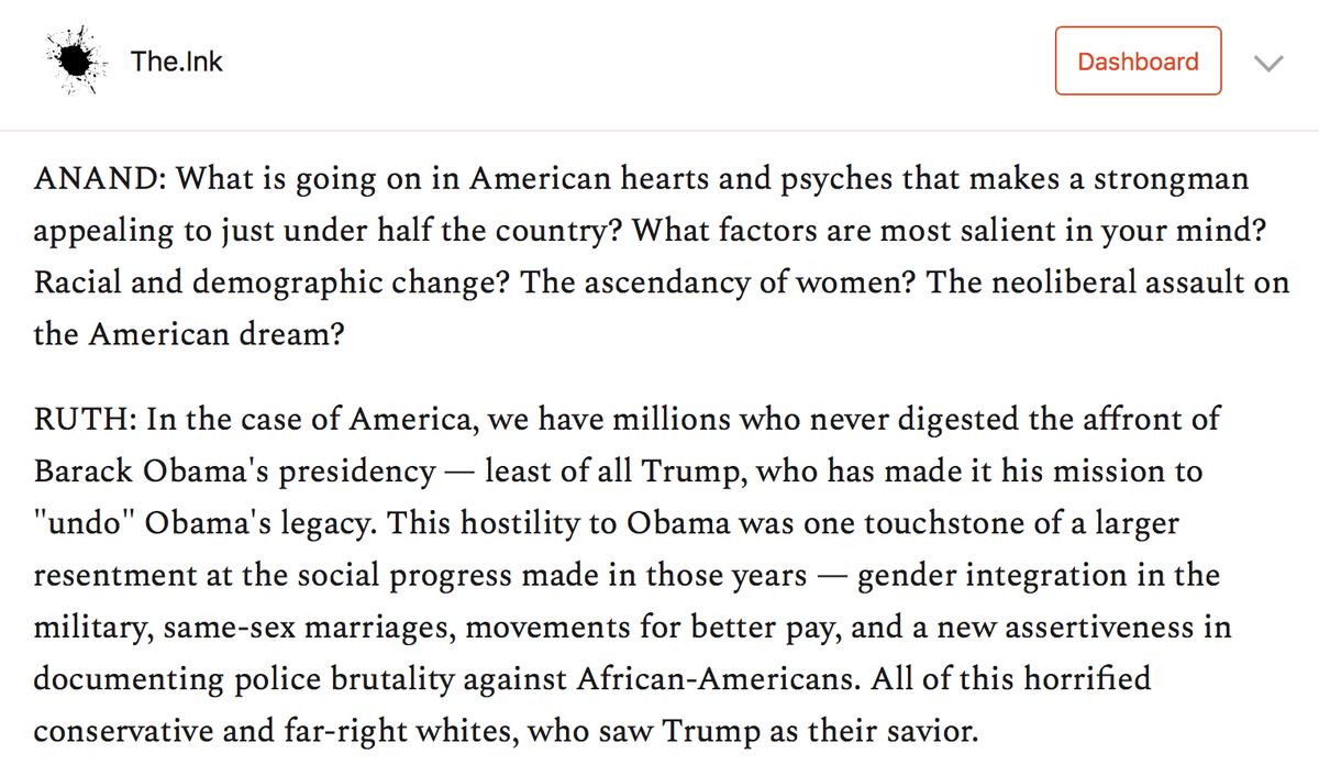 What are we to make of the fact that just under half of voters heard the off-menu special of full-blown klepto-autocracy and were like, "Ooh, I'll try that!"? https://the.ink/p/strongmen&nbsp;