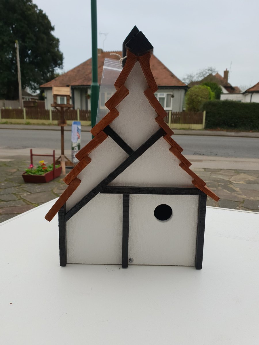 BognorS's tweet photo. Selling for Mens Sheds Climping.
Lovingly handmade beautiful bird house.
#shoplocal #mensshed #wildbirds https://t.co/tsLNDY9Bl5