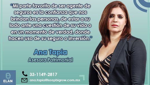 Elan_pat's tweet photo. Maximizar los ahorros de las personas y disminuir los riesgos que pudieran tener ante distintas cuestiones que se presenten en la vida, son los principales objetivos de nuestra #AgenteELAN, Ana Tapia

Contáctala en un clic ▶️ https://t.co/zp7bzyXNX1

¡#SomosELAN, somos un equipo! https://t.co/xUky7zWGXm