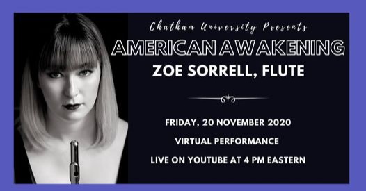 Zoe Sorrell, who will perform with COP in 2021, has an online event coming this Friday. Check out details below!

facebook.com/events/2785880…