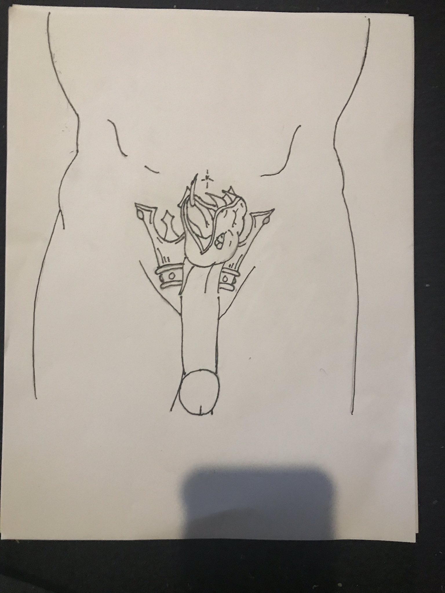 2 pic. Concepts for my pubic tat. Should be doing this soon. https://t.co/HIP0VuedVW