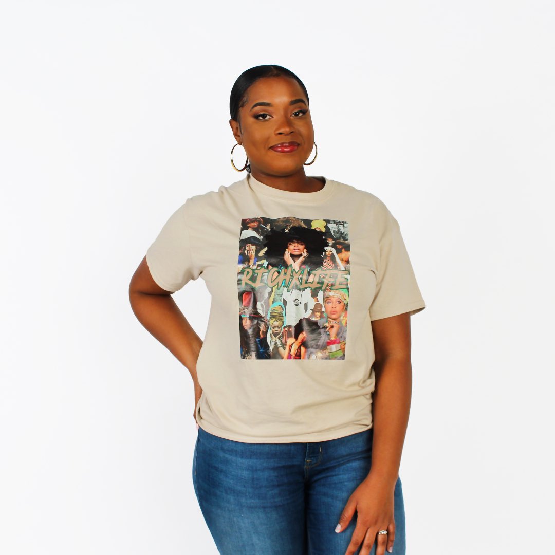 —

Erykah Badu is the undefeated Queen of living in your truth.
Aligning yourself with Spirit &amp; Good Vibes.
Rock this shirt, and stay aligned shorty. 

THERICHXLIFE.COM 🧿