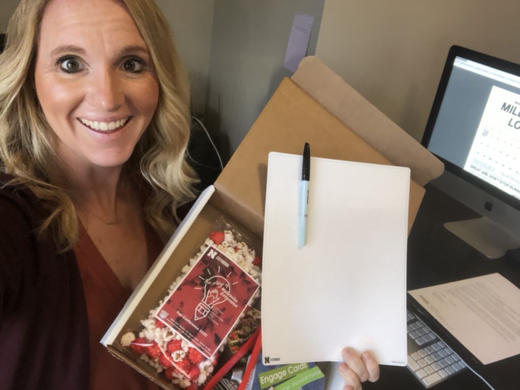 DonniaBehrends's tweet photo. So excited about all the fun items in our @NebExt #FallConference box! But, Iβm MOST excited about the mini-marker board!! @NebExtMK #WeRunExtension #iLOVEmarkerboards https://t.co/AX2gLsQpQ7