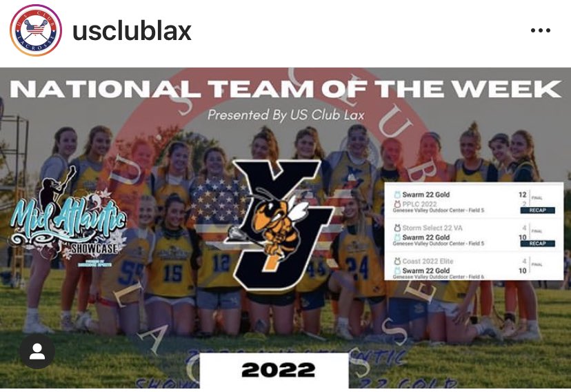 Shannon_Smith49's tweet photo. Great weekend for my team at Mid Atlantic! Thank you @USClubLax for the recognition!
@LIYELLOWJACKETS @ChrisDakota628 #YJ2022 #TeamCarannante #SSmith49 https://t.co/qMX7qWdAbQ