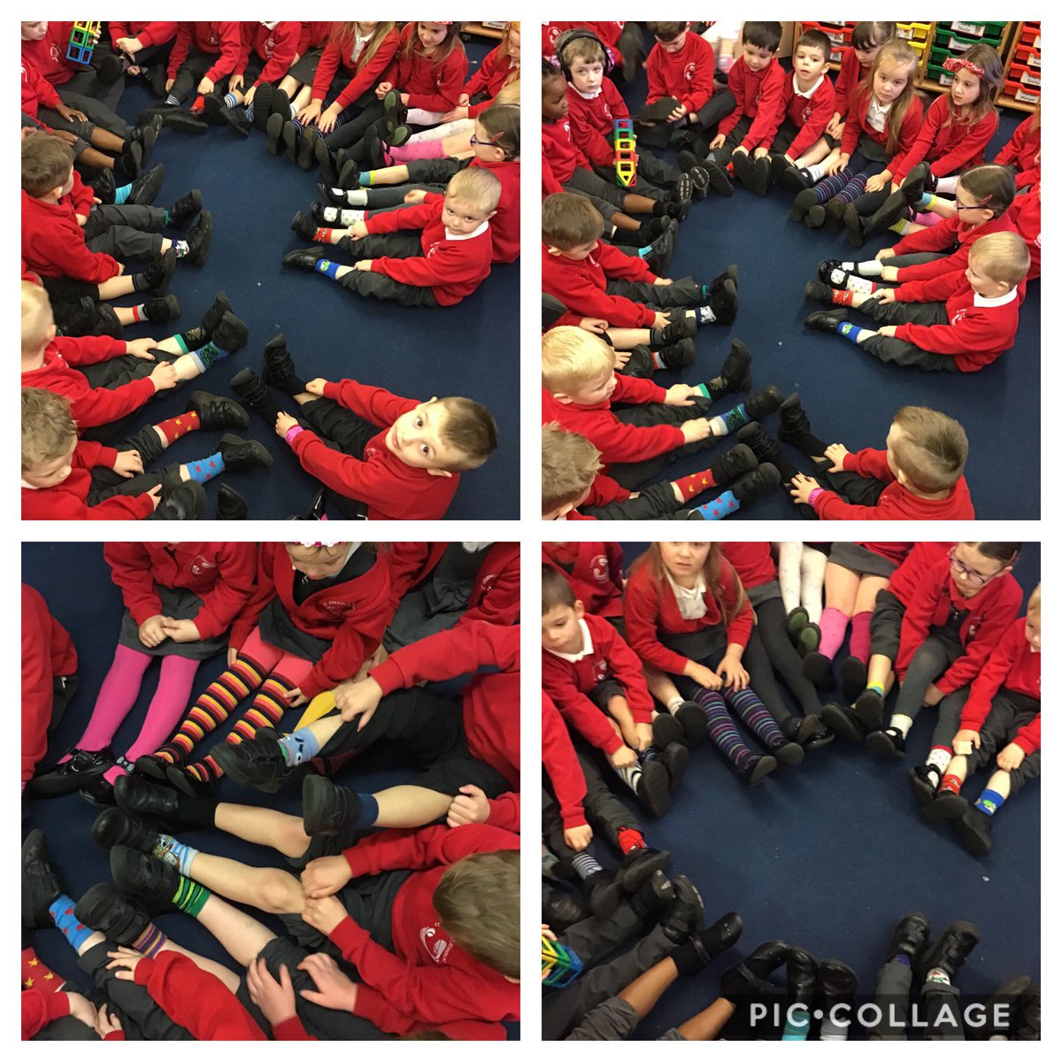 RecStJosephs's tweet photo. Odd socks day for anti bullying. Well done boys and girls. #AntiBullyingWeek #StJosLivingCurriculum #RaisingAwareness https://t.co/6Nr5LLmAnM