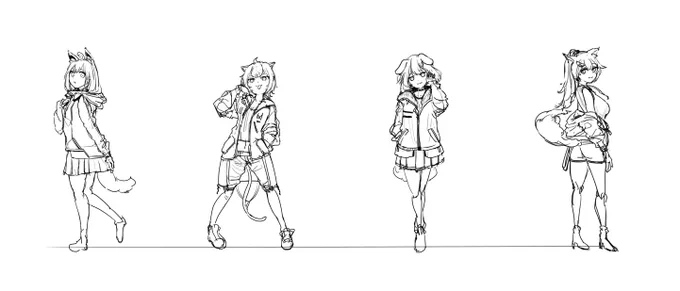 下描き中... 