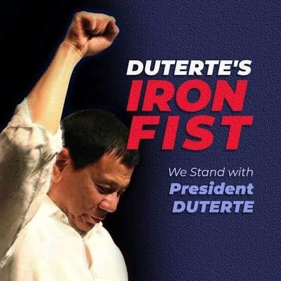 This is my President. I stand with President Duterte.. 👊👊❤️❤️ #NasaPusoKoAngPangulo Ctto