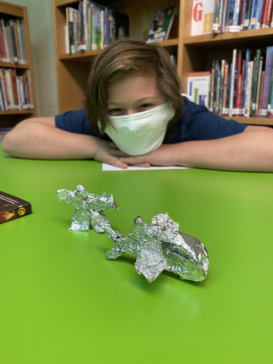 Lynnée Henry (@cardinalssteam) on Twitter photo 4th and 5th grade Ss had lots of fun putting the “A” in STEAM! Using only 2 pieces of aluminum foil and 2 chenille stems Ss designed and built freestanding sculptures!🗽It was awesome to see their creativity and problem solving skills! <a href="/BrianCamposCCPS/">Brian Campos</a> @ccpsinfo 4th and 5th grade Ss had lots of fun putting the “A” in STEAM! Using only 2 pieces of aluminum foil and 2 chenille stems Ss designed and built freestanding sculptures!🗽It was awesome to see their creativity and problem solving skills! <a href="/BrianCamposCCPS/">Brian Campos</a> @ccpsinfo
