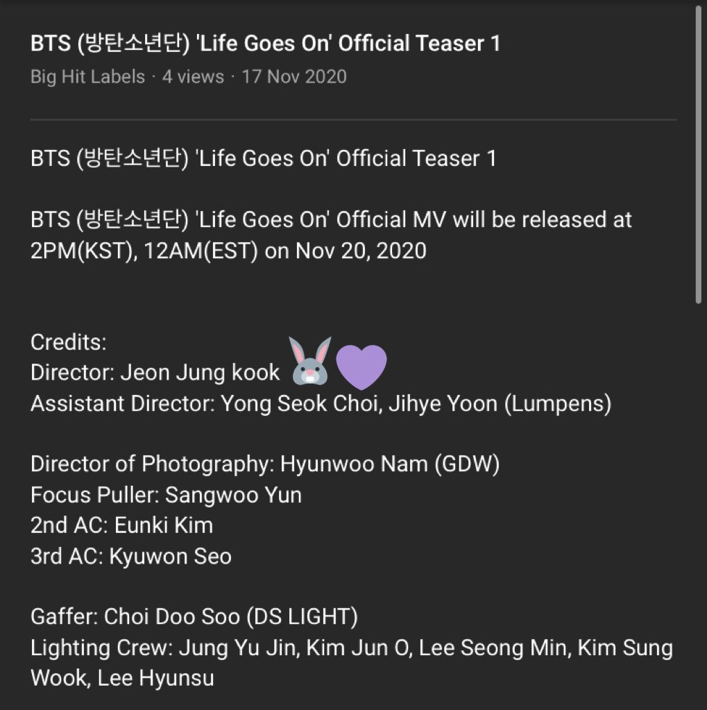 Aurelia 21 May Director Jeon Jungkook And Lumpens And Mu E Again Omggg Bts Be Lifegoeson Bts Twt