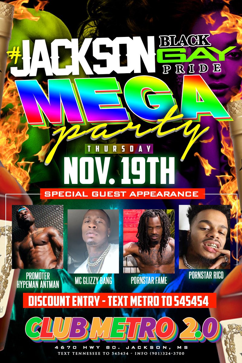 GlizzyBang5's tweet photo. Meet me In Jackson and This THURSDAY🔥 https://t.co/YaJSmCseft