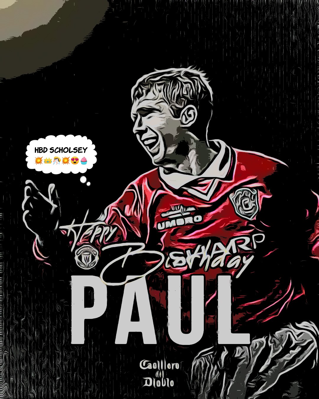 Happy Birthday Paul Scholes      