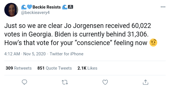 MY conscience is feeling great! 3/8