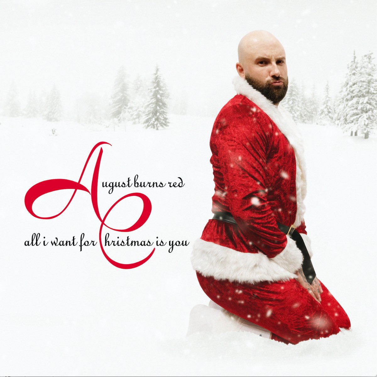 August Burns Red finally covered Mariah Carey’s “All I Want for Christmas Is You” and this is the artwork 😂😂