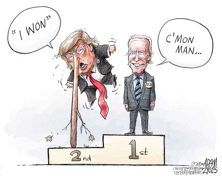 KCDP_D7's tweet photo. @La_Bete_humaine @NobodyAskedMeB1 @bmcarthur17 @LanceUSA70 @doxie53 @AlexaNielsen6 @Maddog4Biden @katibug817 @LSD122070 @PlumptyTrumpty @vegix @Persiflage77 @zimraniaxy @kellabel @REDGRRRL1 @VforVictory46 @ReportsDaNews @margie_strike @RickJones2020 @baronessMikele @TimEdwardsZero4 @Firemonkey991 @PappyParki @PukeonTrump @ellinidata @Juliethewarrior @VetAgainstGOP @America10353067 @BlondeShorty77 @Nonnitofour @kellyG124 @breezysummer1 @GarthBennett8 @Paul_Theatrefan @SnowYelling @SmoteTheLyre @Jeff_Rochlin @sevedabo @LCattheBeach #JustConcede to allow the #PeacefulTransitionOfPower that has been #TheStapleOfOurDemocracy.
As for those propping up this #WhinyLittleBaby: #ATraitorSaysWHAT!?
Congrats #PresidentElectBiden & #VPresidentElectHarris. DJT: #TakeUrToiletTweetsAndGoHome - #4HorribleYearsIsEnough https://t.co/oCowNi1QjA