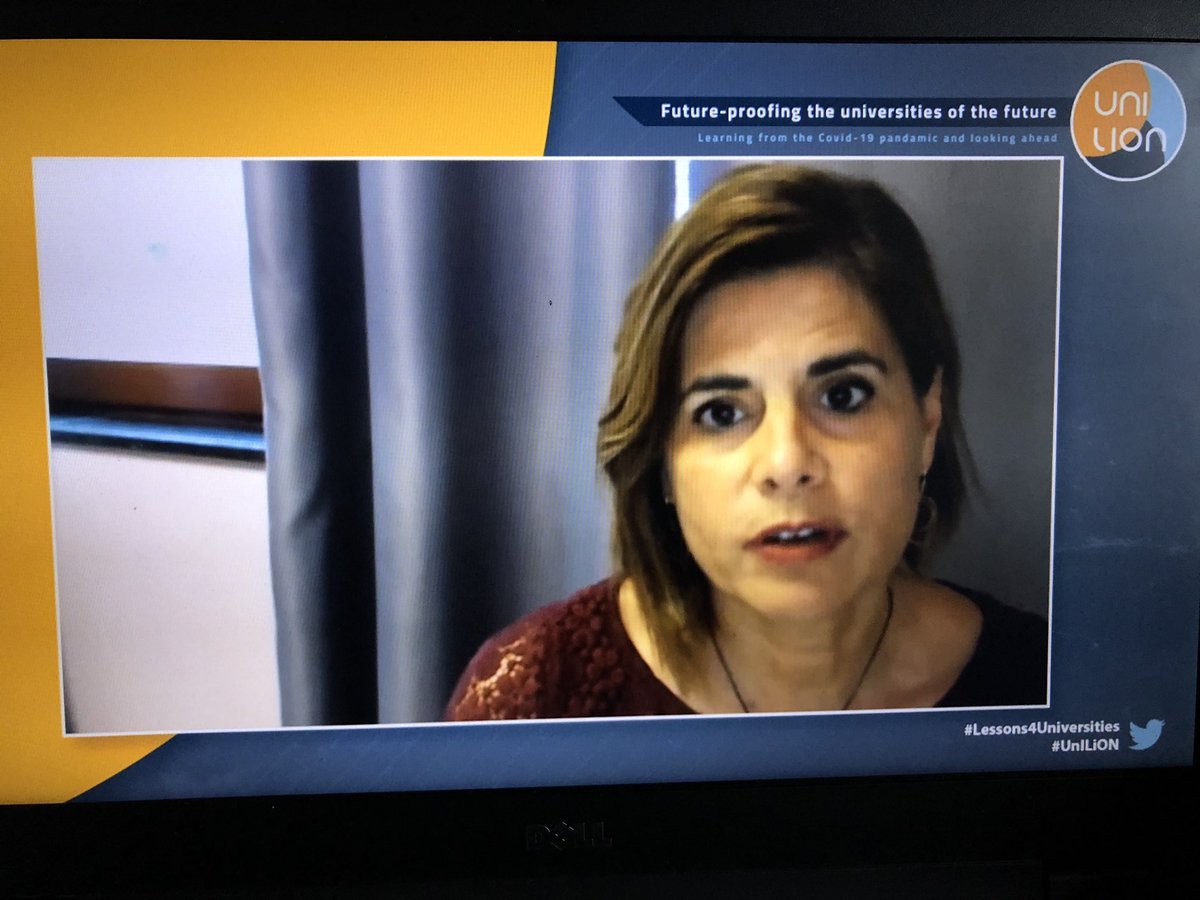 ECIUniversities's tweet photo. Future-proofing the universities of the future! Discussing the role of #EuropeanUniversities and European universities in general, as we are all part of innovation ecosystems of Europe #Lessons4Universities #UniLion @A_Panagopoulou Thanks for bringing us together virtually 💻 https://t.co/xpkZXXBbti