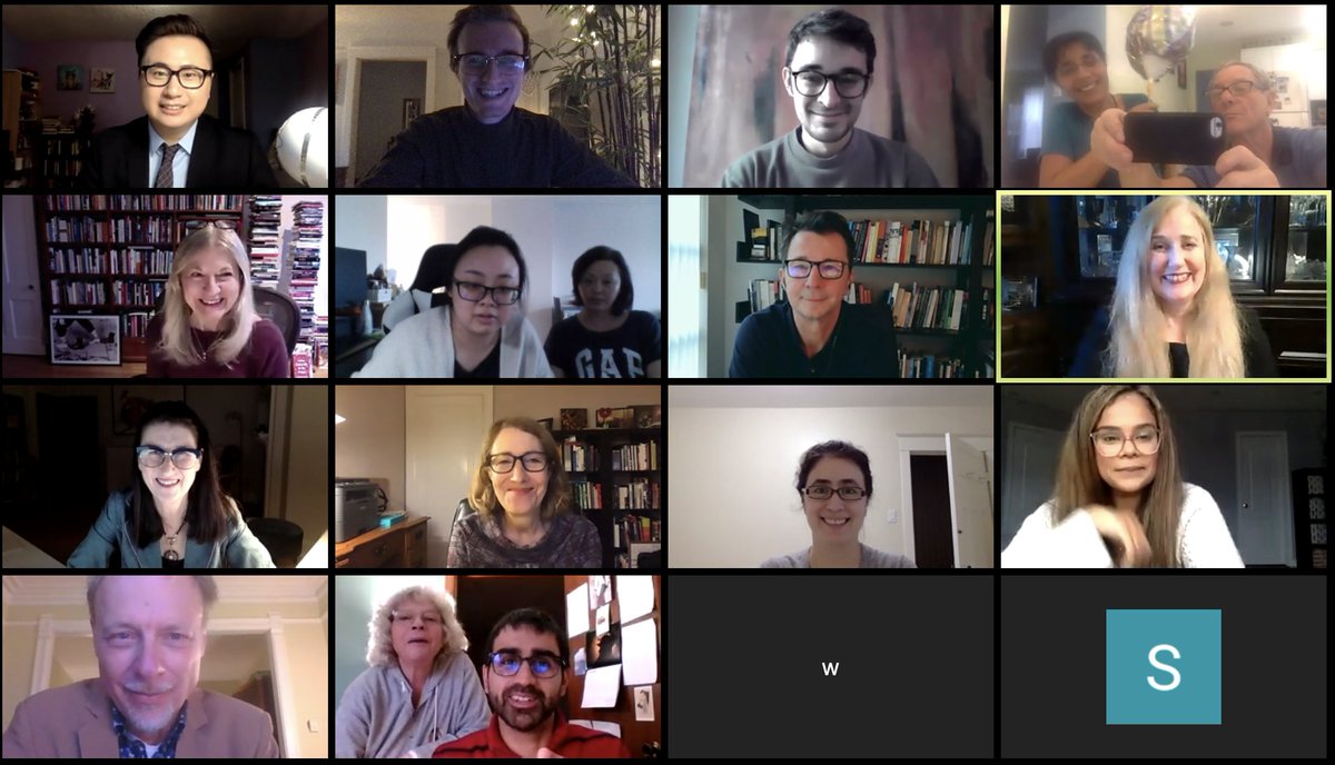 Congratulations to Dr. Jason Wang for successfully defending "Urban Walking: Configuring the Modern City as Cultural and Spatial Practice" 👏🥂

Andre Furlani, Laam Hae, Janine Marchessault, Markus Reisenleitner, <a href="/MLC_Research/">Irene Gammel</a>, <a href="/AnneFMacLennan/">Anne MacLennan</a>, <a href="/jasonwtc/">Jason Wang</a>