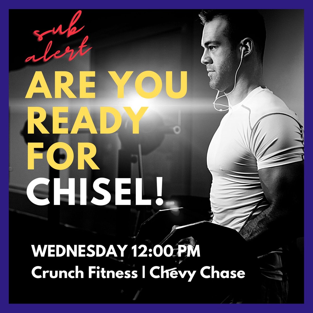 coachjulianj's tweet photo. Sub Alert! Crunch Fitness #Chiselwithjulian #kitfitnessdc #coachjulianj #crunchfitnesschevychase #dmvfitness #smallgrouptraining #bootcampclass #bootcamp #training #dmvfitness #dcfit #fitness #instructor #bootcampwithjulian #gyminstructor #workoutmotivation #fitnessmotivation https://t.co/8WFVKkCP86