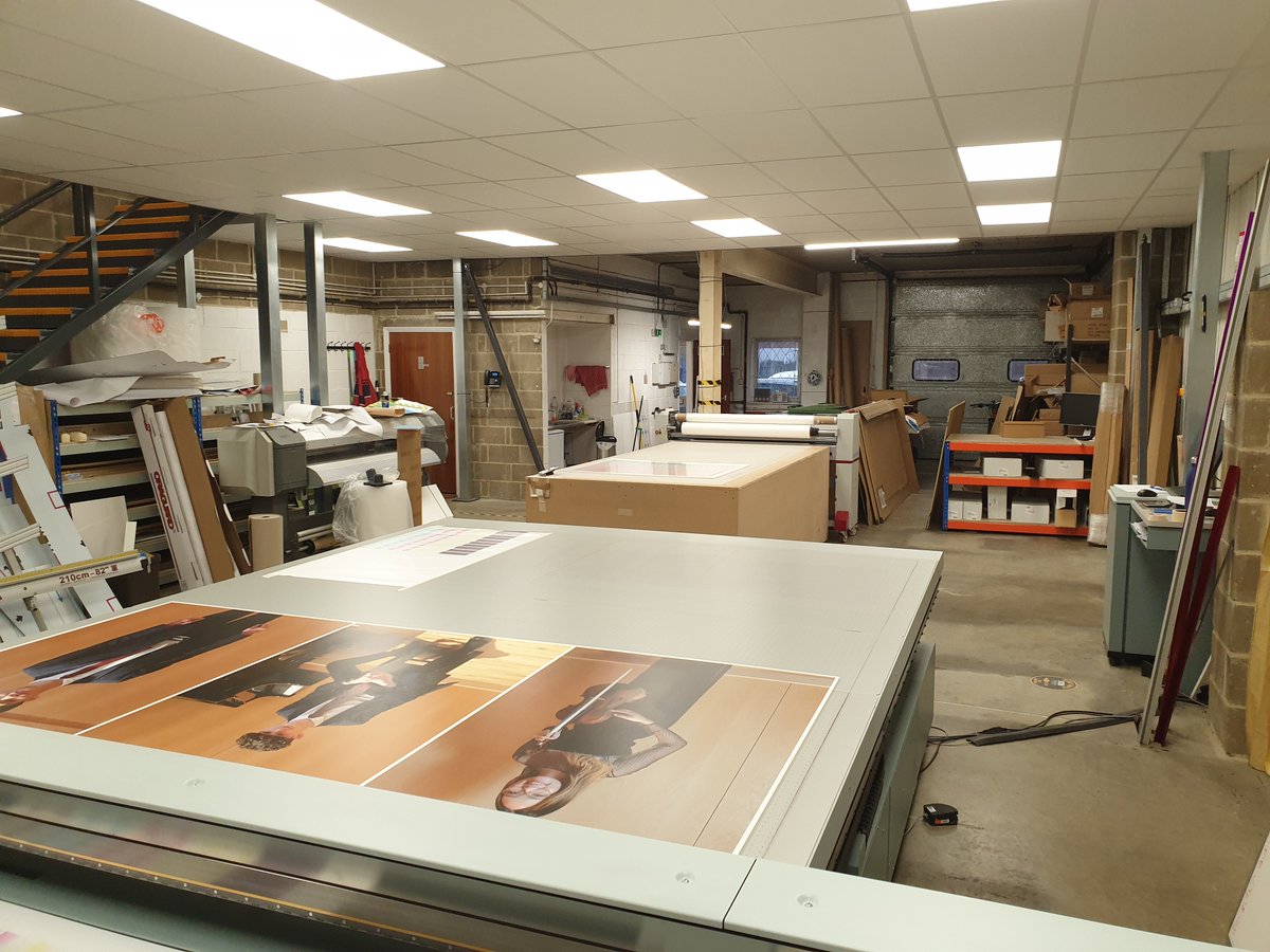benchmarkrepro's tweet photo. What a difference a year makes, in November 2019 we were handed the keys to our new unit! Safe to say we've made a few minor changes #anniversary #benchmarkrepro #Crawley #Croydon #print #Newhome #Change #design https://t.co/JZ7OvuXena