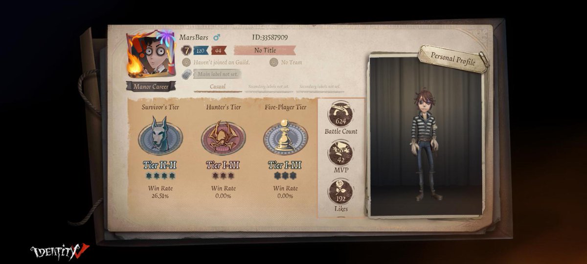 Michan_Mwon2's tweet photo. I'm playing Identity V. Fancy a game? https://t.co/gaRPNnmqRY