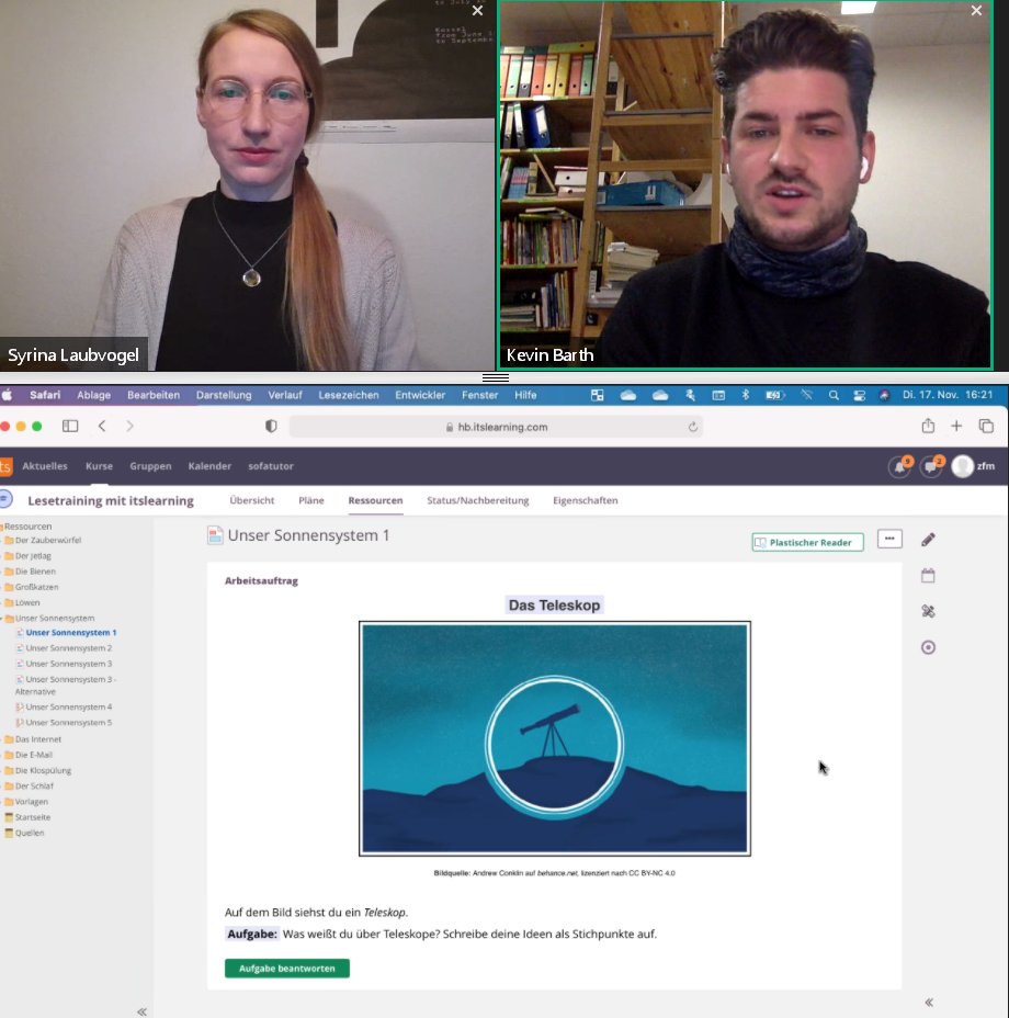 itslearning_de's tweet photo. Jetzt #Live @SyrinaLaubvogel & #KevinBarth über Lesefähigkeit selbstständig erweitern mit #Tandems sowie @itslearning #Kompetenzraster #itsCommunity https://t.co/dOpLOZon9t