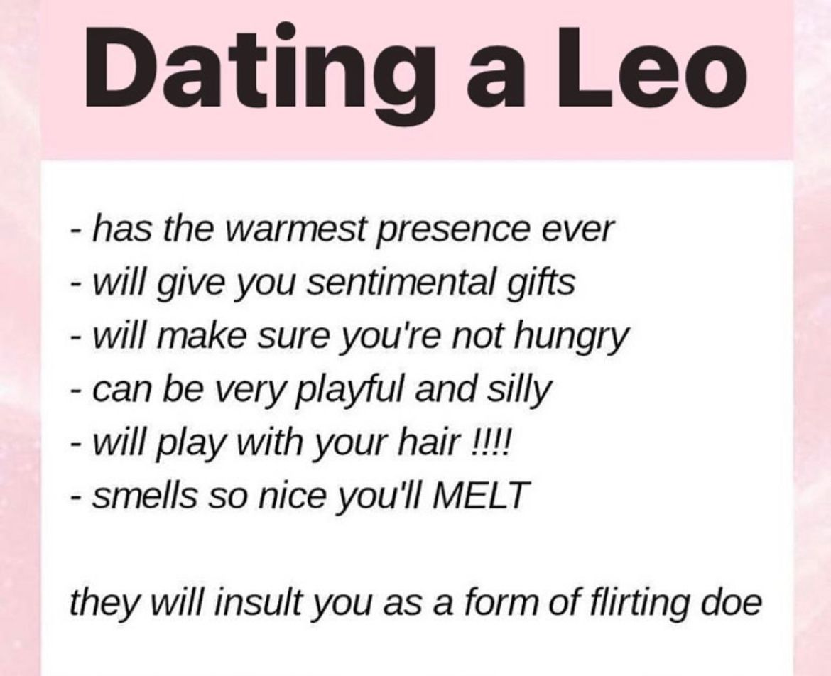 dating leo