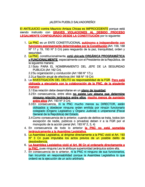 MendezAzahar's tweet image. Pido disculpas a la FAMILIA TWITER por los inconvenientes al haber publicado en ráfaga (así me lo calificó un seguidor a quien le agradezco el comentario) el ANTECEDENTE del CASO ARRIAZA CHICAS vrs ASAMBLEA LEGISLATIVA. Aquí va completo @nayibbukele @WILLSALGADO @romeoauerbach