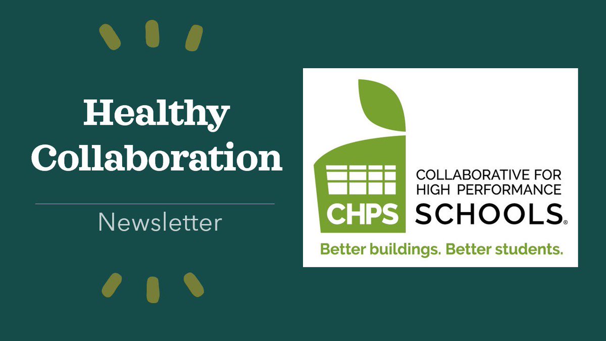 CHPSNews's tweet photo. Our November newsletter is out, featuring details on the release of the US-CHPS criteria update. Check it out https://t.co/4fUm54Gxlh #highperformanceschools https://t.co/qUARG1O5eo