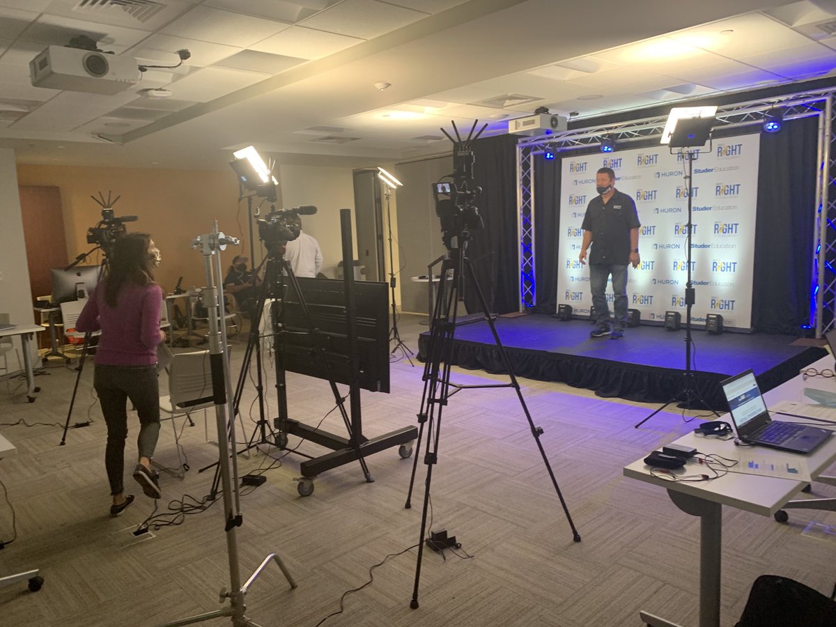 Behind the scene getting ready for virtual What’s Right in Education #wrie #studereducation