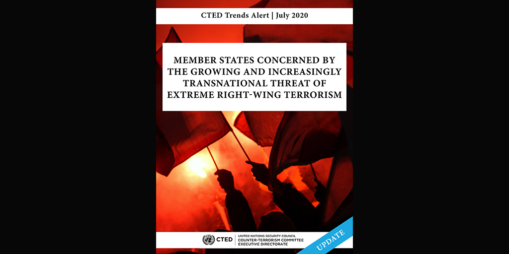 Earlier this year,  @UN_CTED published two Trends Alerts focused on countering  #extremeright  #terrorism. These publications drew on the  #CTC's country assessment reports as well as our  #GRN.  https://bit.ly/2UA6aKY&nbsp; https://bit.ly/2AF9eyc&nbsp;
