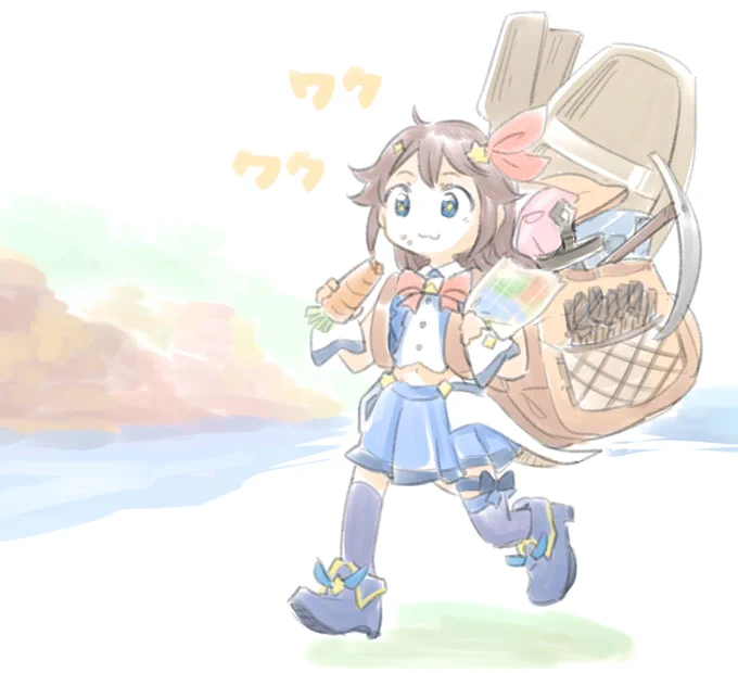 #ときのそら生放送 #soraArt
思い立って急に大冒険に出るそらちゃんです 