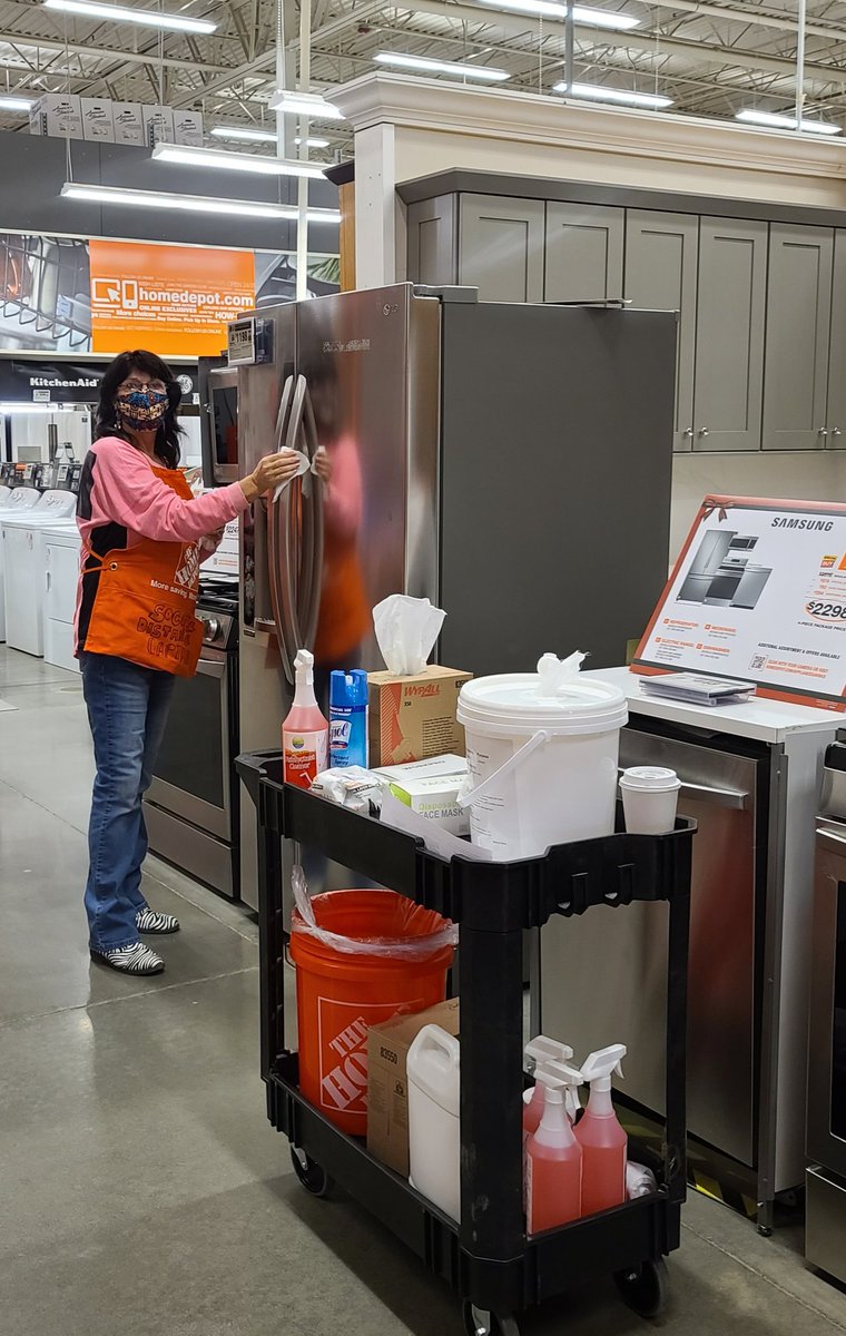 Tamara (@thd_tamara) on Twitter photo This morning's social distance captain, Tina, is making sure to wipe down all the high touch areas! Thank you for Taking Care of Our People and our customers! <a href="/DorthanalL/">Dorthanal Leonard</a> <a href="/cgerdemann/">Christa Gerdemann</a> <a href="/HomeDepot3858/">HomeDepot Rossford</a> This morning's social distance captain, Tina, is making sure to wipe down all the high touch areas! Thank you for Taking Care of Our People and our customers! <a href="/DorthanalL/">Dorthanal Leonard</a> <a href="/cgerdemann/">Christa Gerdemann</a> <a href="/HomeDepot3858/">HomeDepot Rossford</a>