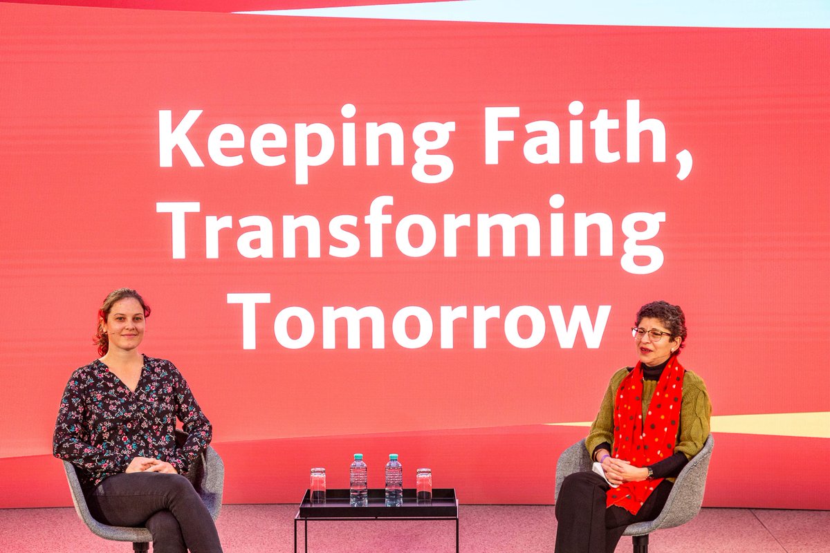 religions4peace's tweet photo. 💬 #Youth are told: 'you are the leaders of the future.' I prefer to say that youth is the present, said @mursidik during the 1st Assembly on #WomenFaithDiplomacy.

Thanks to our talented Youth Media Team @RfP_Youth for their commitment to changing the 🌍 

#RfPYouthInAction https://t.co/sEzKkKqT2L