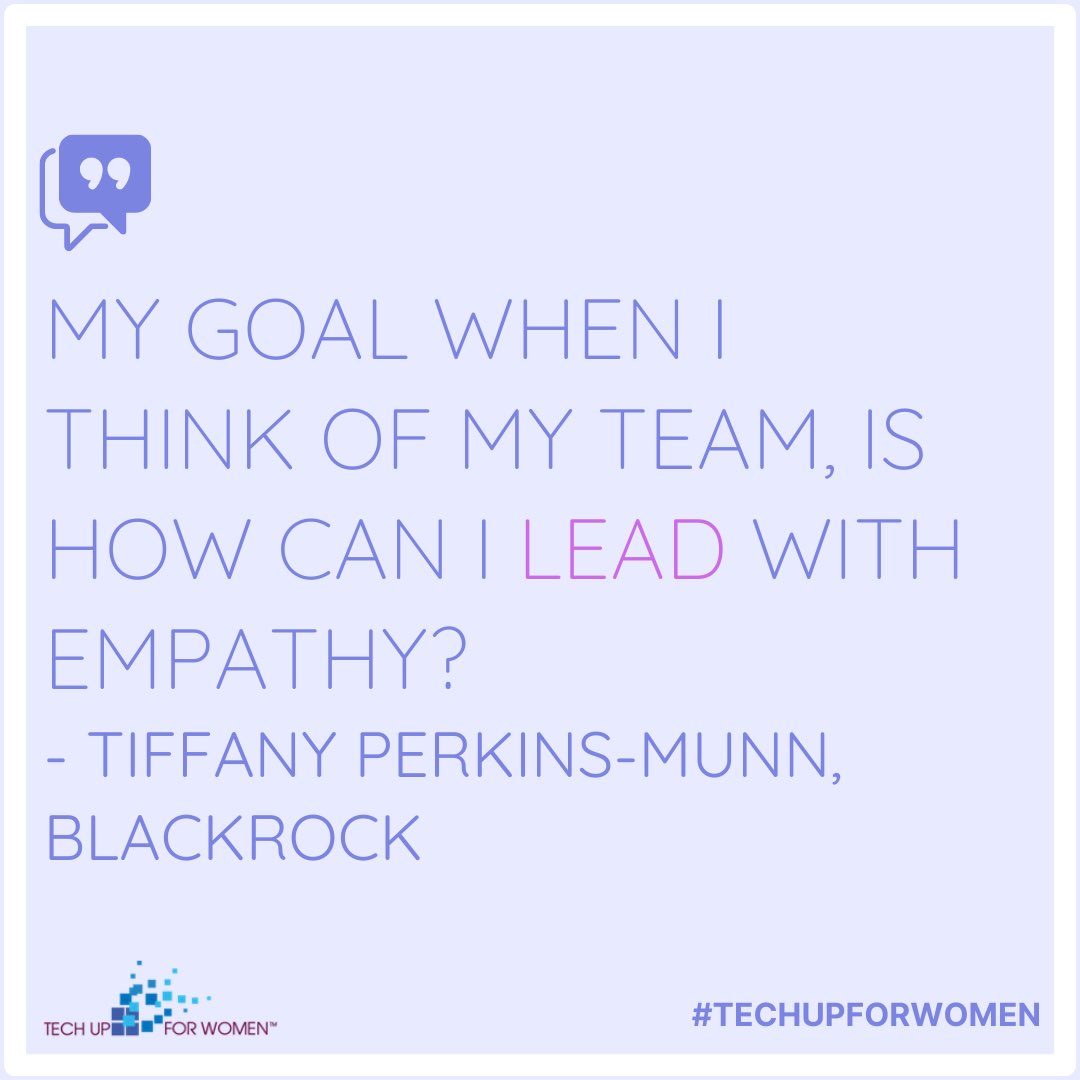 techupforwomen's tweet photo. Some great takeaways from “Learn to Pivot with New Technology” with @ImmaC276 from @google , Tiffany Perkins-Munn from @blackrock , and @mariatapia from @ibm 💙🗣 #techupforwomen
#techup #thefemaleleaders #womeninbusiness #womeninstem #womenintecch #tecch #stem #leadership https://t.co/Z1DWnOPjfv