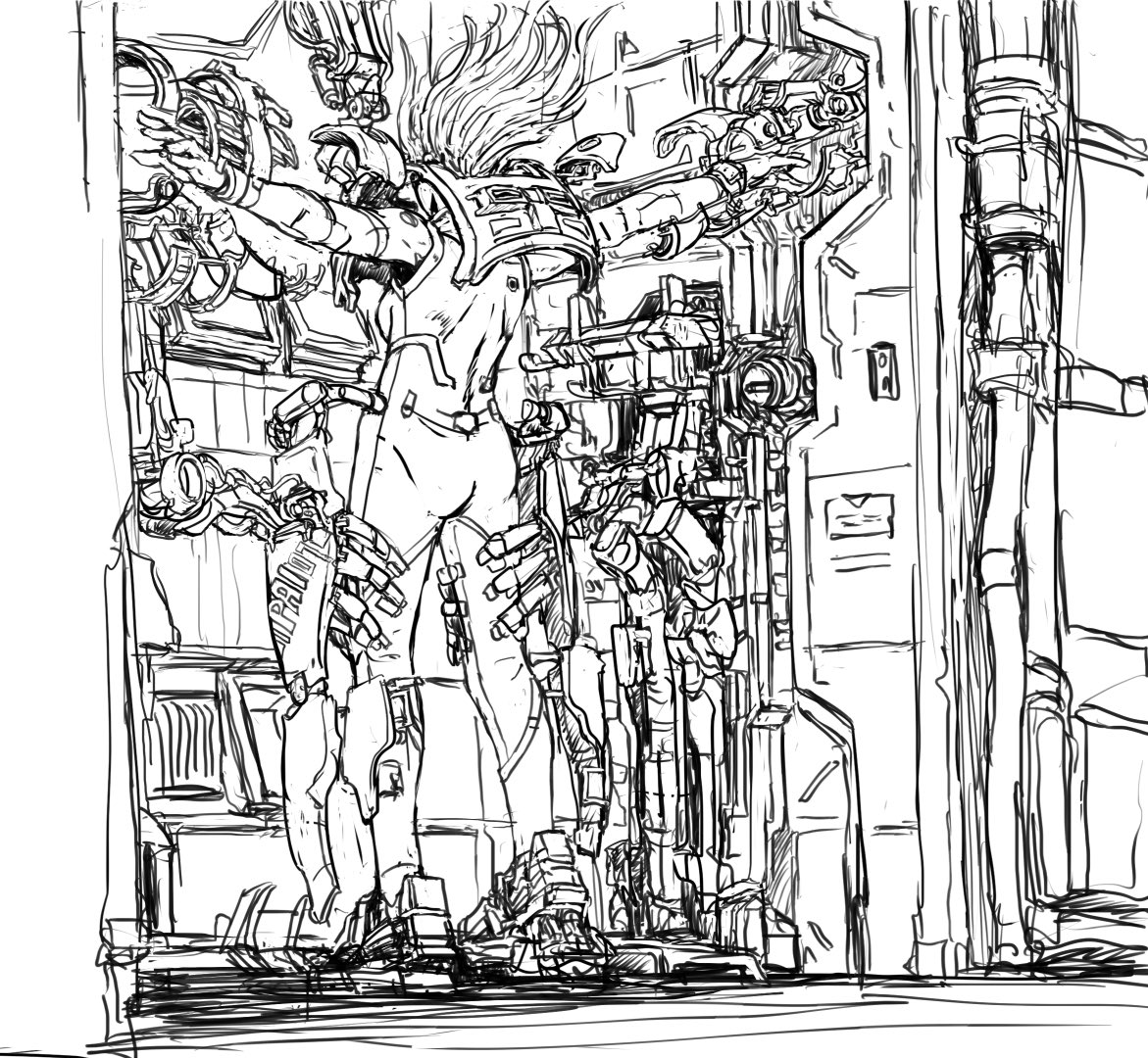 絵を描く時間が取れなくなって来たので…過去絵
 #皆さん線画と塗った後を見せてください
#ダイアクロン #diaclone  #procreate #プロクリエイト 